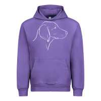 Tulip weimaraner t  shirt weimaraner dog line art Urban Hoodie - linhVisuals