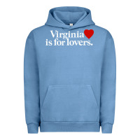 Pigment Pebble Blue VIRGINIA IS FOR LOVERS Urban Hoodie - linhVisuals