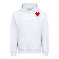 White VIRGINIA IS FOR LOVERS Urban Hoodie - linhVisuals