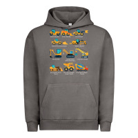 Pigment Tornado construction excavator vehicle boys builder heavy equipment t shirt Urban Hoodie - linhVisuals