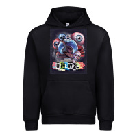 Black wrld legend of music rap Urban Hoodie - linhVisuals