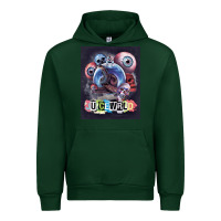 Forest Green wrld legend of music rap Urban Hoodie - linhVisuals
