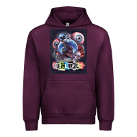 Mauve Wine wrld legend of music rap Urban Hoodie - linhVisuals