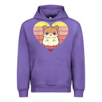 Tulip cute hamster design retro heart shape vintage t shirt Urban Hoodie - linhVisuals