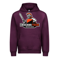Mauve Wine indiana institute of technology warrior Urban Hoodie - linhVisuals