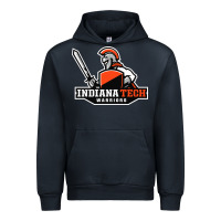 Navy indiana institute of technology warrior Urban Hoodie - linhVisuals