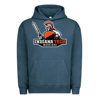 Pigment Midnight Navy indiana institute of technology warrior Urban Hoodie - linhVisuals