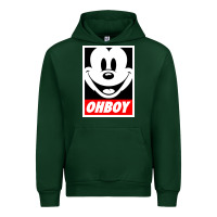 Forest Green ohboy Urban Hoodie - linhVisuals