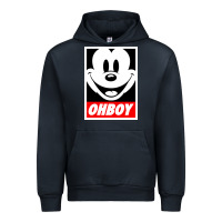 Navy ohboy Urban Hoodie - linhVisuals