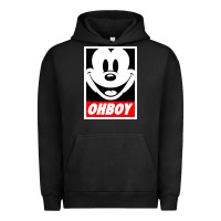 Pigment Black ohboy Urban Hoodie - linhVisuals