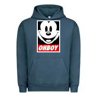 Pigment Midnight Navy ohboy Urban Hoodie - linhVisuals