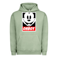 Pigment Oil Green ohboy Urban Hoodie - linhVisuals