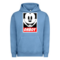 Pigment Pebble Blue ohboy Urban Hoodie - linhVisuals