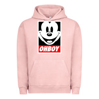 Pigment Salmon ohboy Urban Hoodie - linhVisuals