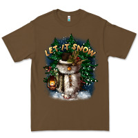 Cacao let it snow Premium Tee - CowGirlArtShop