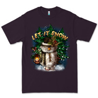 Plum let it snow Premium Tee - CowGirlArtShop