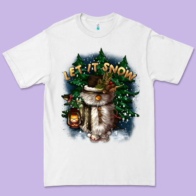Let It Snow Premium Tee Designed By Cowgirlartshop