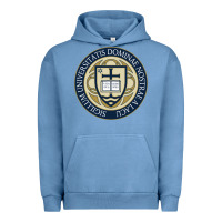 Pigment Pebble Blue university dame Urban Hoodie - linhVisuals