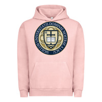 Pigment Salmon university dame Urban Hoodie - linhVisuals
