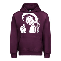Mauve Wine luffy one piece Urban Hoodie - linhVisuals