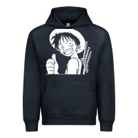 Navy luffy one piece Urban Hoodie - linhVisuals