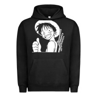Pigment Black luffy one piece Urban Hoodie - linhVisuals