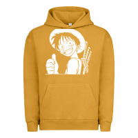Pigment Peanut Butter luffy one piece Urban Hoodie - linhVisuals
