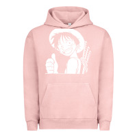 Pigment Salmon luffy one piece Urban Hoodie - linhVisuals