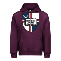 Mauve Wine university catholic Urban Hoodie - linhVisuals