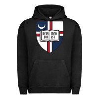 Pigment Black university catholic Urban Hoodie - linhVisuals