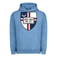 Pigment Pebble Blue university catholic Urban Hoodie - linhVisuals