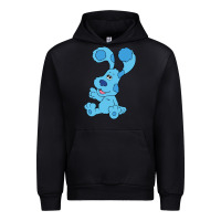 Black blues clues on red sofa Urban Hoodie - linhVisuals