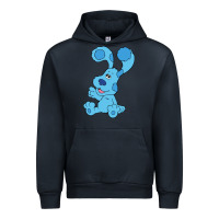 Navy blues clues on red sofa Urban Hoodie - linhVisuals