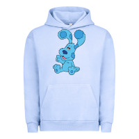 Pigment Grape Ice blues clues on red sofa Urban Hoodie - linhVisuals
