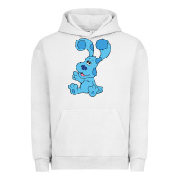 Pigment Lunar Rock blues clues on red sofa Urban Hoodie - linhVisuals