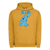 Pigment Peanut Butter blues clues on red sofa Urban Hoodie - linhVisuals