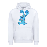 White blues clues on red sofa Urban Hoodie - linhVisuals
