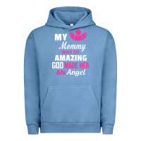 Pigment Pebble Blue my mommy was amazing god made her an angel Urban Hoodie - linhVisuals