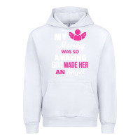 White my mommy was amazing god made her an angel Urban Hoodie - linhVisuals