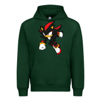 Forest Green shadow the hedgehog Urban Hoodie - linhVisuals