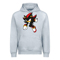 Heather Grey shadow the hedgehog Urban Hoodie - linhVisuals