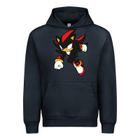 Navy shadow the hedgehog Urban Hoodie - linhVisuals