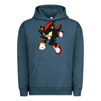 Pigment Midnight Navy shadow the hedgehog Urban Hoodie - linhVisuals