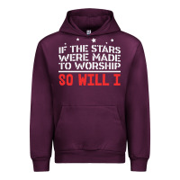 Mauve Wine if the stars were to worship so will i Urban Hoodie - linhVisuals