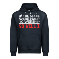 Navy if the stars were to worship so will i Urban Hoodie - linhVisuals