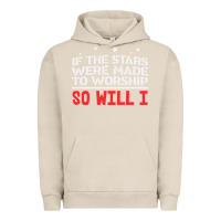 Pigment French Oak if the stars were to worship so will i Urban Hoodie - linhVisuals