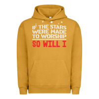 Pigment Peanut Butter if the stars were to worship so will i Urban Hoodie - linhVisuals