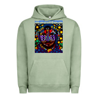 Pigment Oil Green kaytranada Urban Hoodie - linhVisuals