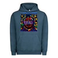 Pigment Midnight Navy kaytranada Urban Hoodie - linhVisuals