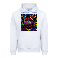 White kaytranada Urban Hoodie - linhVisuals